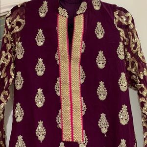 Magenta pakistani formal outfit, perfect for Eid!